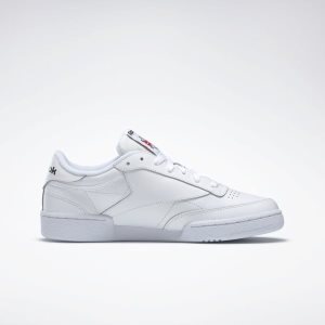 Adidasy Męskie Reebok Club C 85 Białe/Czarne PL 39WXHZG